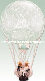 {Uplifting Love Just Married Hot Air Balloons}