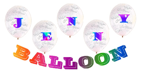 {Welcome to Jenny's Birthday Balloon Homepage!}